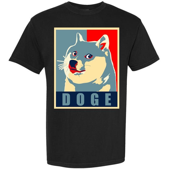 In Dogecoin We Trust Doge Crypto Garment-Dyed Heavyweight T-Shirt