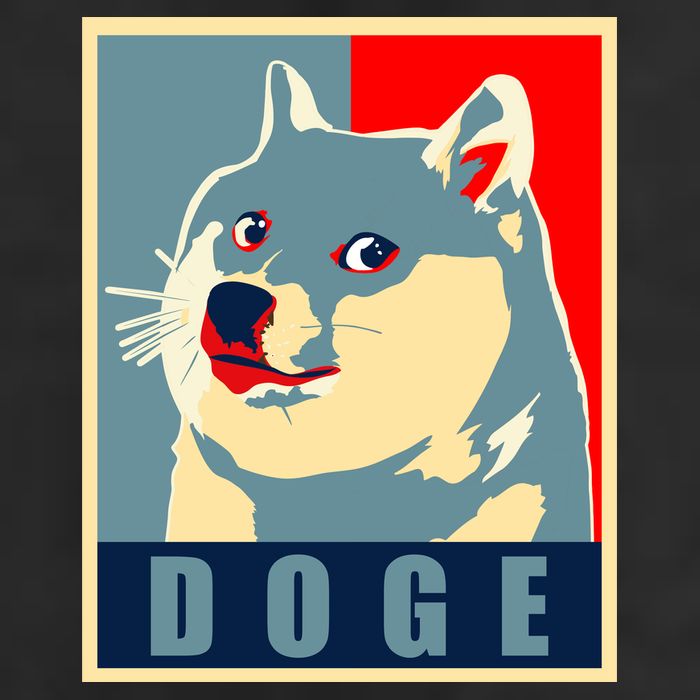 In Dogecoin We Trust Doge Crypto Garment-Dyed Heavyweight T-Shirt