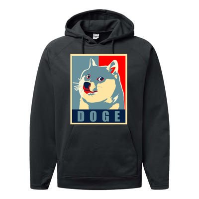 In Dogecoin We Trust Doge Crypto Performance Fleece Hoodie