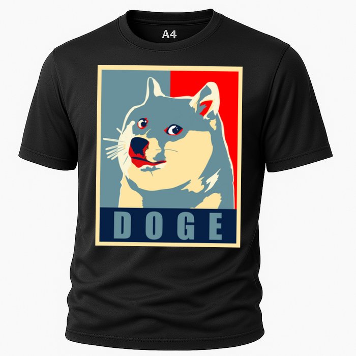 In Dogecoin We Trust Doge Crypto Cooling Performance Crew T-Shirt