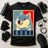 In Dogecoin We Trust Doge Crypto Cooling Performance Crew T-Shirt