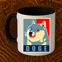 In Dogecoin We Trust Doge Crypto Mug