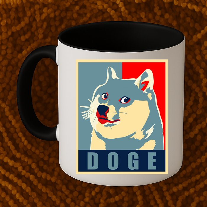 In Dogecoin We Trust Doge Crypto Mug
