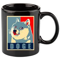 In Dogecoin We Trust Doge Crypto 11oz C Handle Ceramic Mug