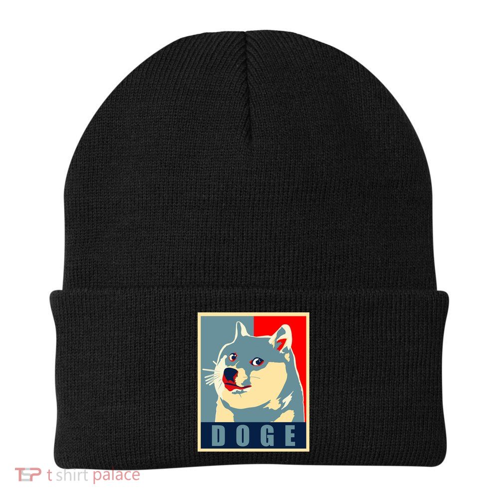 In Dogecoin We Trust Doge Crypto Beanie