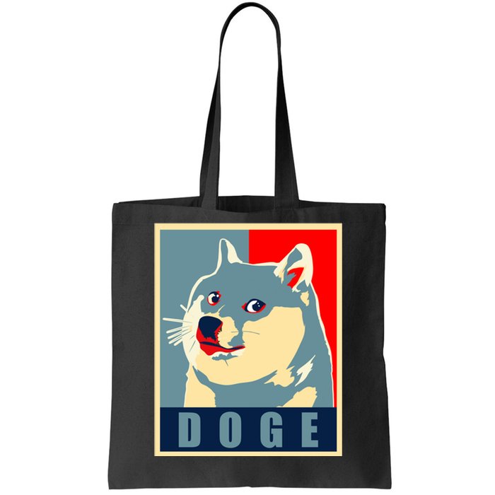 In Dogecoin We Trust Doge Crypto Tote Bag