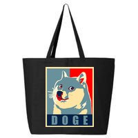 In Dogecoin We Trust Doge Crypto 25L Jumbo Tote