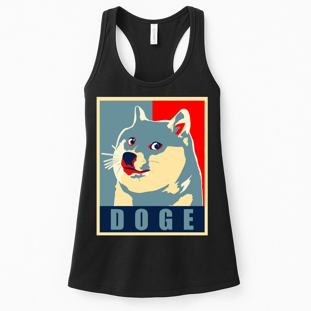In Dogecoin We Trust Doge Crypto Womens Tank Top