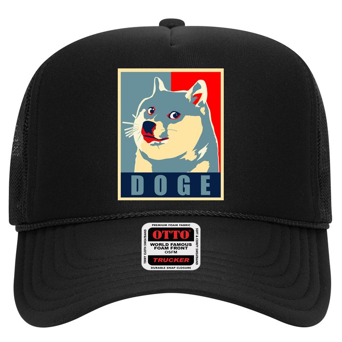 In Dogecoin We Trust Doge Crypto Trucker Hat