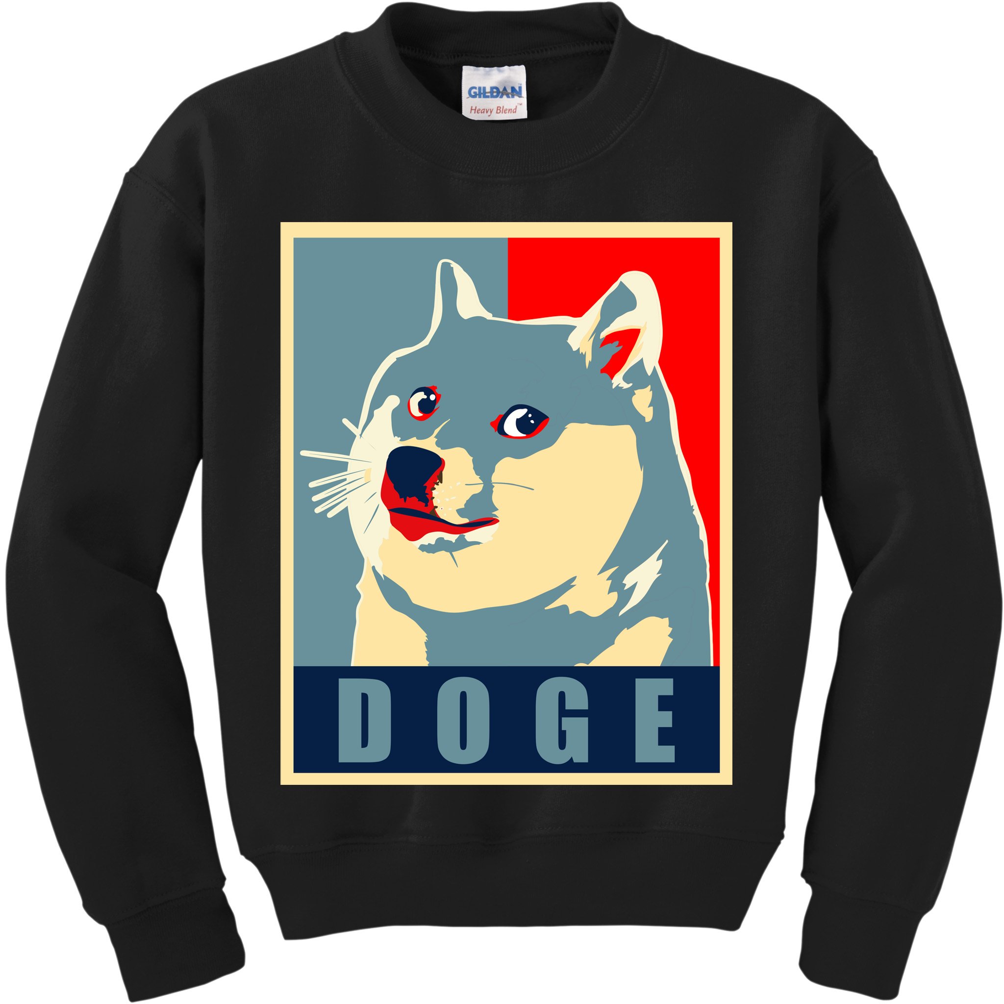 In Dogecoin We Trust Doge Crypto Kids Sweatshirt