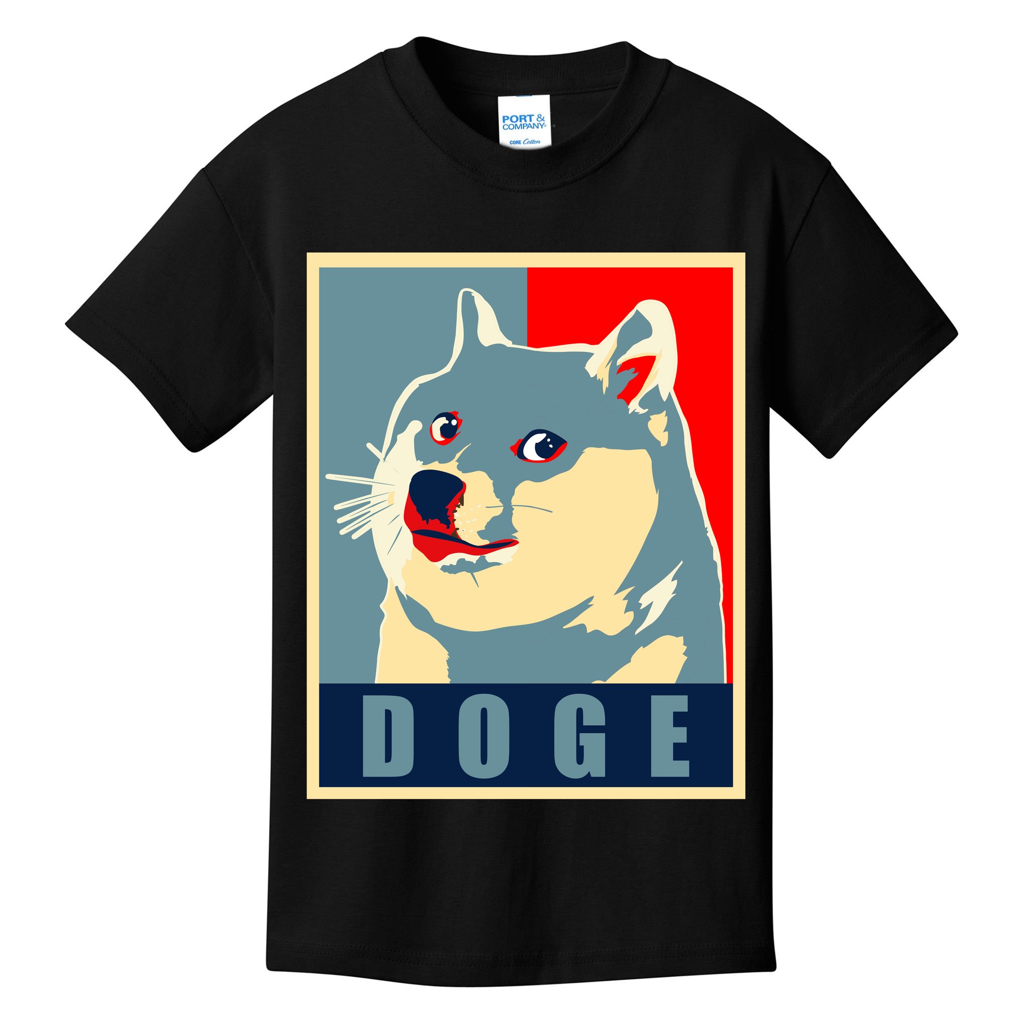 In Dogecoin We Trust Doge Crypto Kids T-Shirt