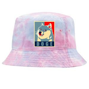 In Dogecoin We Trust Doge Crypto Tie-Dyed Bucket Hat