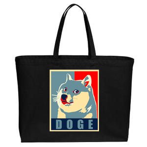 In Dogecoin We Trust Doge Crypto Cotton Canvas Jumbo Tote