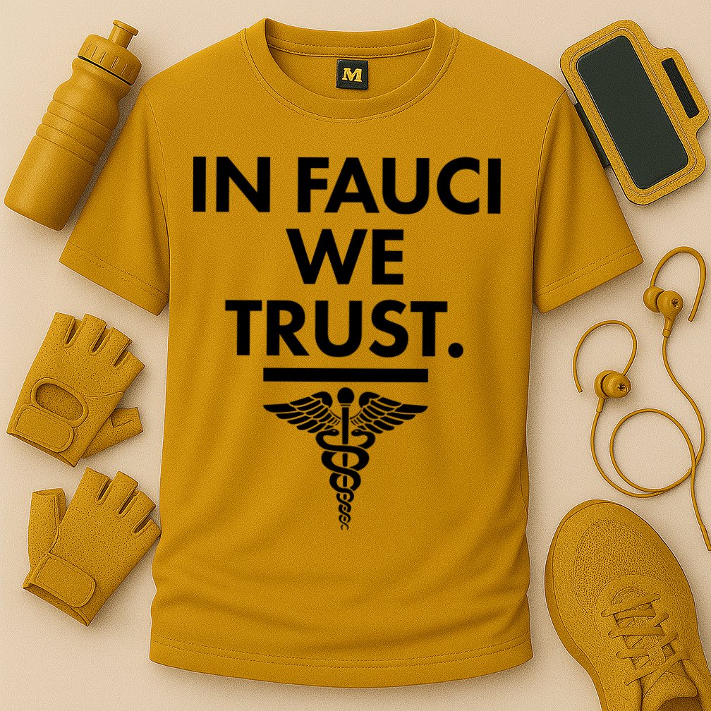 In Dr Fauci We Trust Cooling Performance Crew T-Shirt
