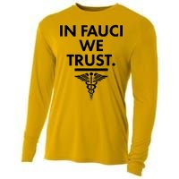 In Dr Fauci We Trust Cooling Performance Long Sleeve Crew