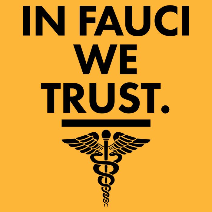 In Dr Fauci We Trust Cooling Performance Long Sleeve Crew