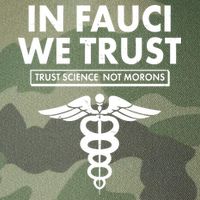 In Fauci We Trust -Trust Science Not Morons  Legacy Tie Dye Trucker Hat