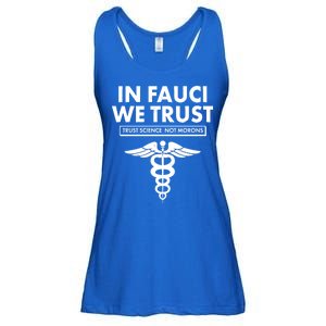 In Fauci We Trust -Trust Science Not Morons  Ladies Essential Flowy Tank