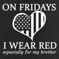 In Fridays I Wear Red Personalize Custom Text Beanie