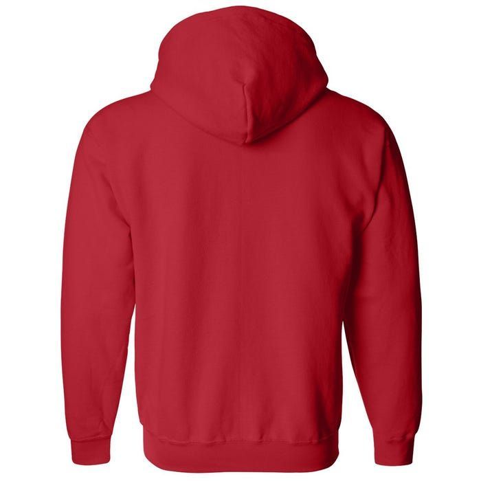 In Fridays I Wear Red Personalize Custom Text Full Zip Hoodie