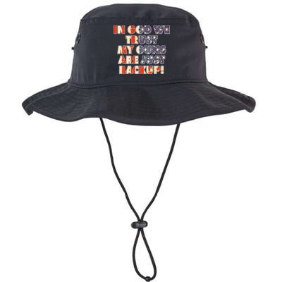 In God We Trust My Guns Are Just Backup Bucket Hat