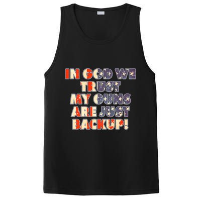 In God We Trust My Guns Are Just Backup PosiCharge Competitor Tank