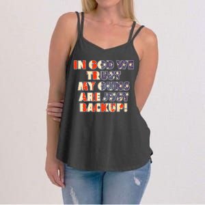 In God We Trust My Guns Are Just Backup Women's Strappy Tank