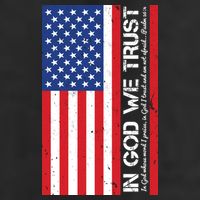 In God We Trust Psalm 56:4 US Flag Golf Towel