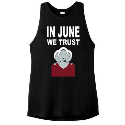 In June We Trust Ladies PosiCharge Tri-Blend Wicking Tank