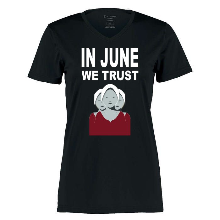 In June We Trust Women's Momentum V-Neck T-Shirt