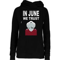 In June We Trust Womens Funnel Neck Pullover Hood