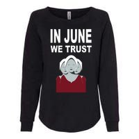 In June We Trust Womens California Wash Sweatshirt