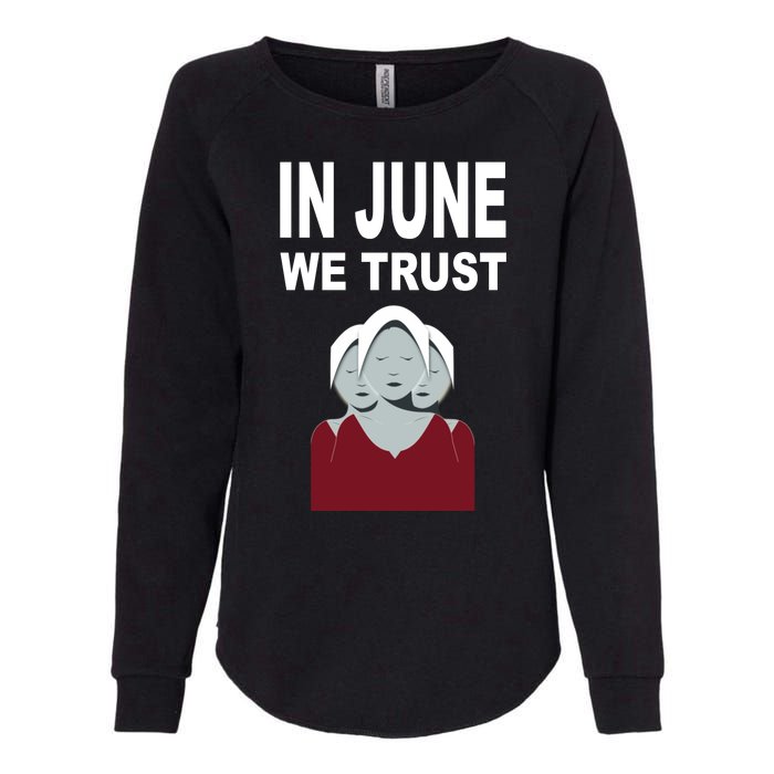 In June We Trust Womens California Wash Sweatshirt