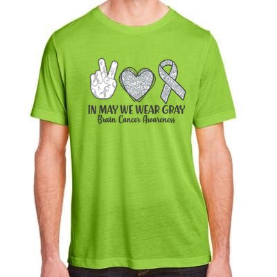 In May We Wear Gray Brain Cancer Awareness Adult ChromaSoft Performance T-Shirt