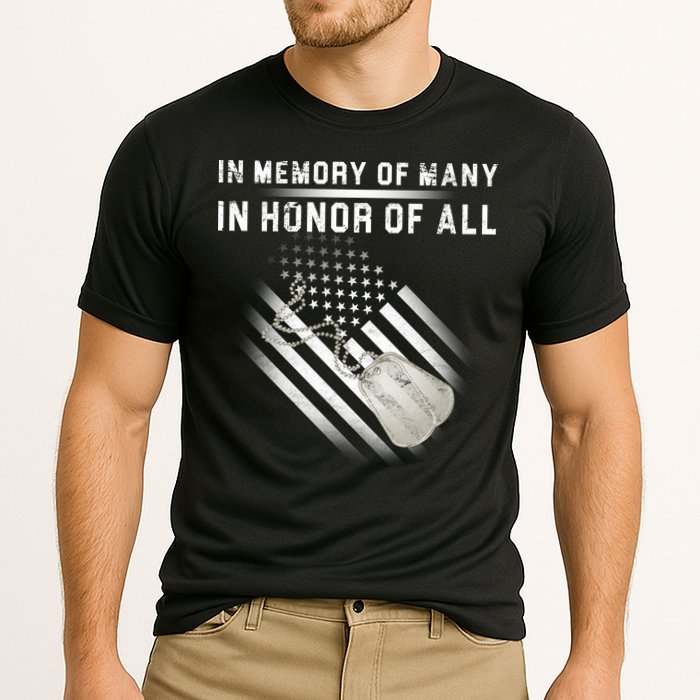 In Memory Of Many In Honor Of All Cooling Performance Crew T-Shirt
