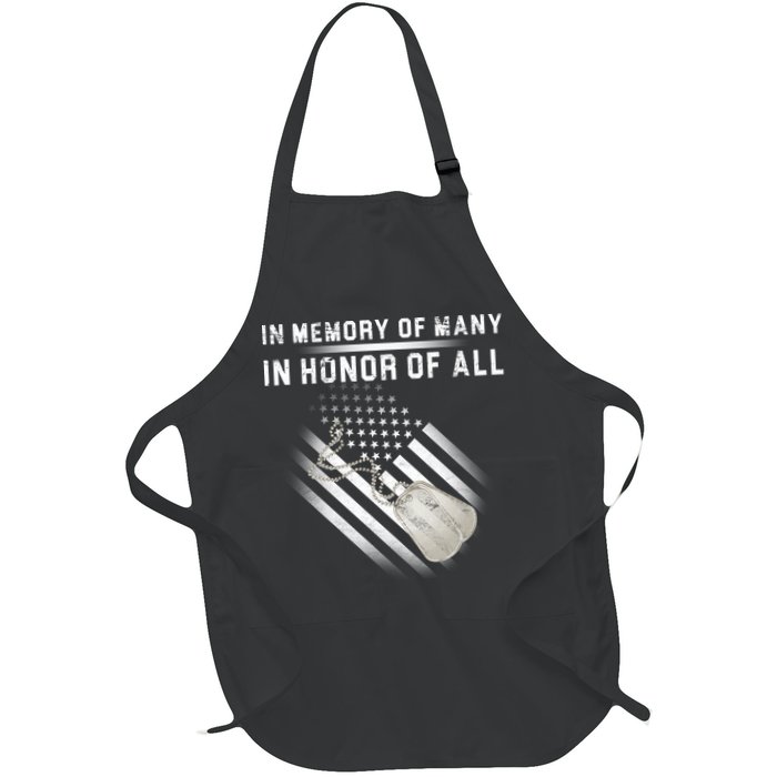 In Memory Of Many In Honor Of All Apron