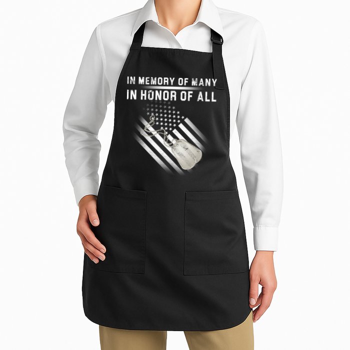In Memory Of Many In Honor Of All Apron