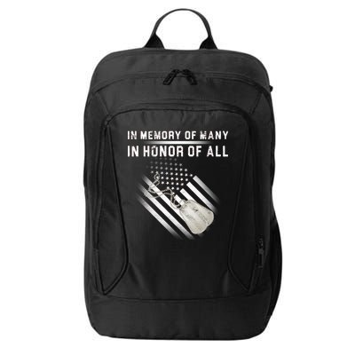 In Memory Of Many In Honor Of All City Backpack