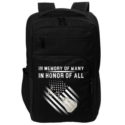 In Memory Of Many In Honor Of All Impact Tech Backpack