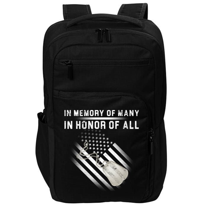 In Memory Of Many In Honor Of All Impact Tech Backpack