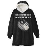 In Memory Of Many In Honor Of All Hooded Wearable Blanket