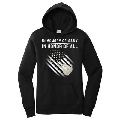 In Memory Of Many In Honor Of All Women's Pullover Hoodie