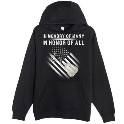 In Memory Of Many In Honor Of All Premium Pullover Hoodie