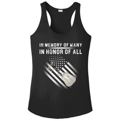 In Memory Of Many In Honor Of All Ladies PosiCharge Competitor Racerback Tank