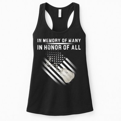 In Memory Of Many In Honor Of All Womens Tank Top