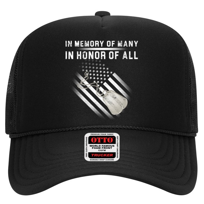 In Memory Of Many In Honor Of All Trucker Hat