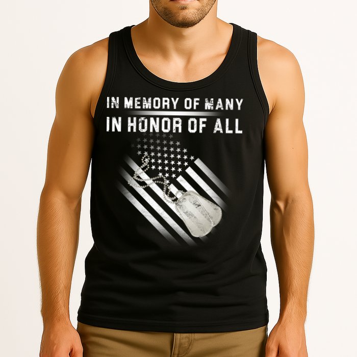 In Memory Of Many In Honor Of All Tank Top