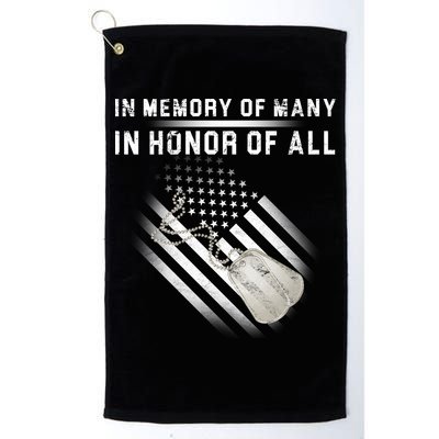 In Memory Of Many In Honor Of All Golf Towel
