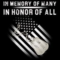 In Memory Of Many In Honor Of All Toddler T-Shirt