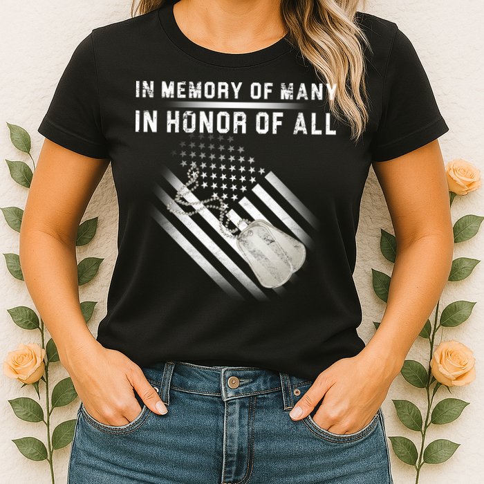In Memory Of Many In Honor Of All Womens T-Shirt